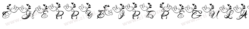 Cherry Bird Regular字体转换